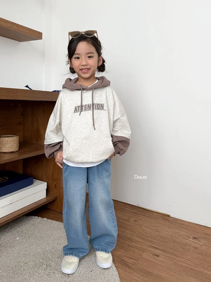 Dsaint - Korean Children Fashion - #kidzfashiontrend - MZ Wide Denim Pants - 11