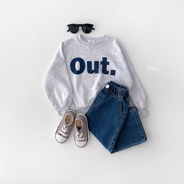 Dsaint - Korean Children Fashion - #kidzfashiontrend - Mild Wide Denim Pants - 8