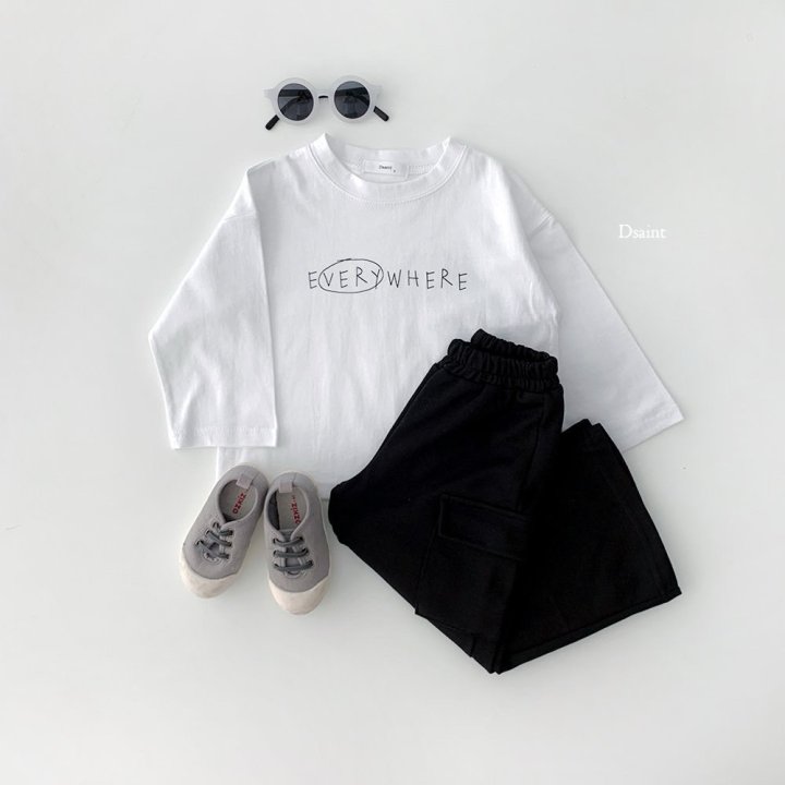 Dsaint - Korean Children Fashion - #littlefashionista - Wide Cargo Pants - 9