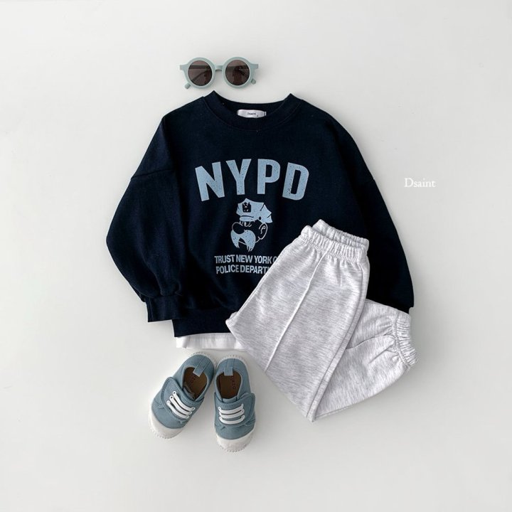 Dsaint - Korean Children Fashion - #littlefashionista - NYPD Police Sweatshirt - 6