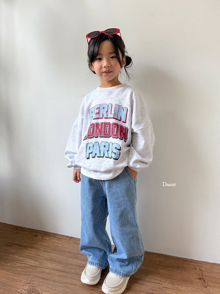 Dsaint - Korean Children Fashion - #littlefashionista - Mild Wide Denim Pants - 10