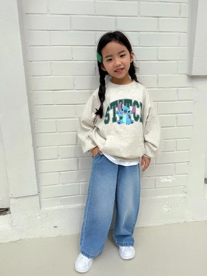 Dsaint - Korean Children Fashion - #magicofchildhood - Stitch Kangaroo Sweatshirt - 8