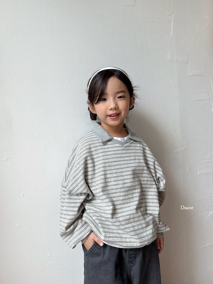 Dsaint - Korean Children Fashion - #magicofchildhood - Ddui Collar Sweatshirt - 9