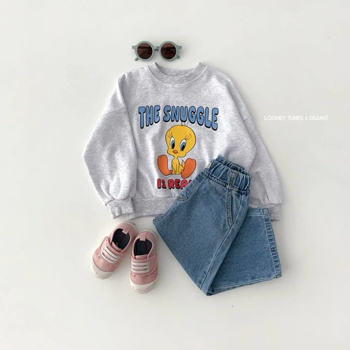 Dsaint - Korean Children Fashion - #magicofchildhood - Real Tweety Sweatshirt - 5