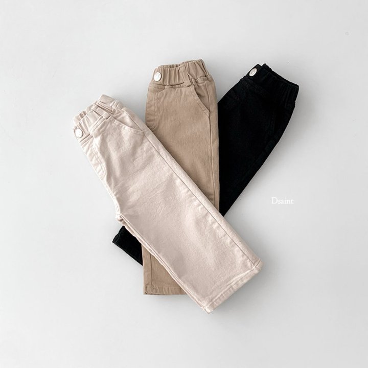 Dsaint - Korean Children Fashion - #littlefashionista - Special Stretch Wide Jeans - 4