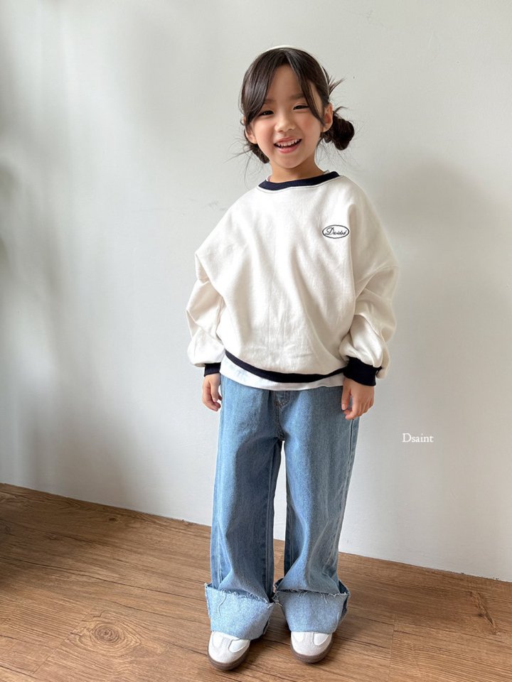 Dsaint - Korean Children Fashion - #magicofchildhood - Cutting Roll-up Wide Pants - 10