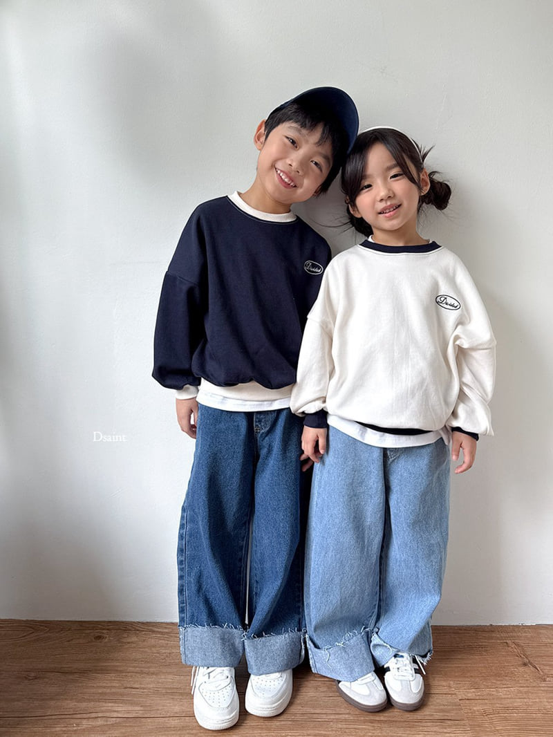 Dsaint - Korean Children Fashion - #magicofchildhood - Divided Sweatshirt - 9