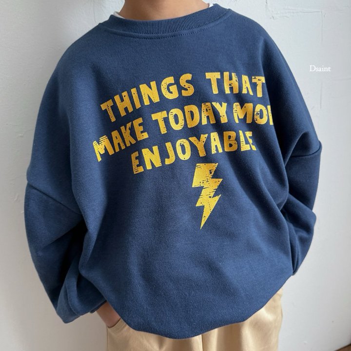 Dsaint - Korean Children Fashion - #magicofchildhood - Things Lightning Sweatshirt - 8