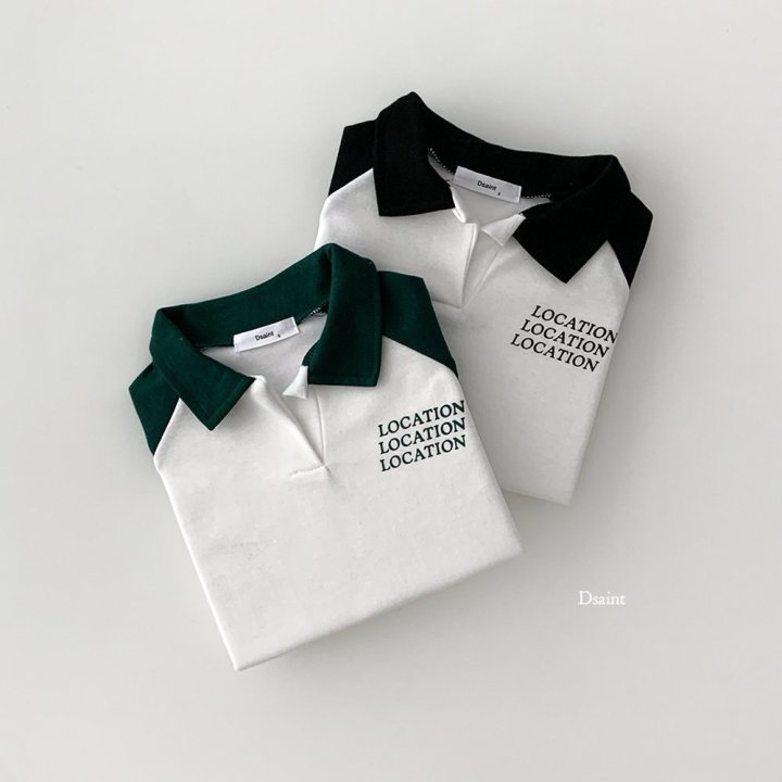 Dsaint - Korean Children Fashion - #littlefashionista - Location Collar Sweatshirt - 4
