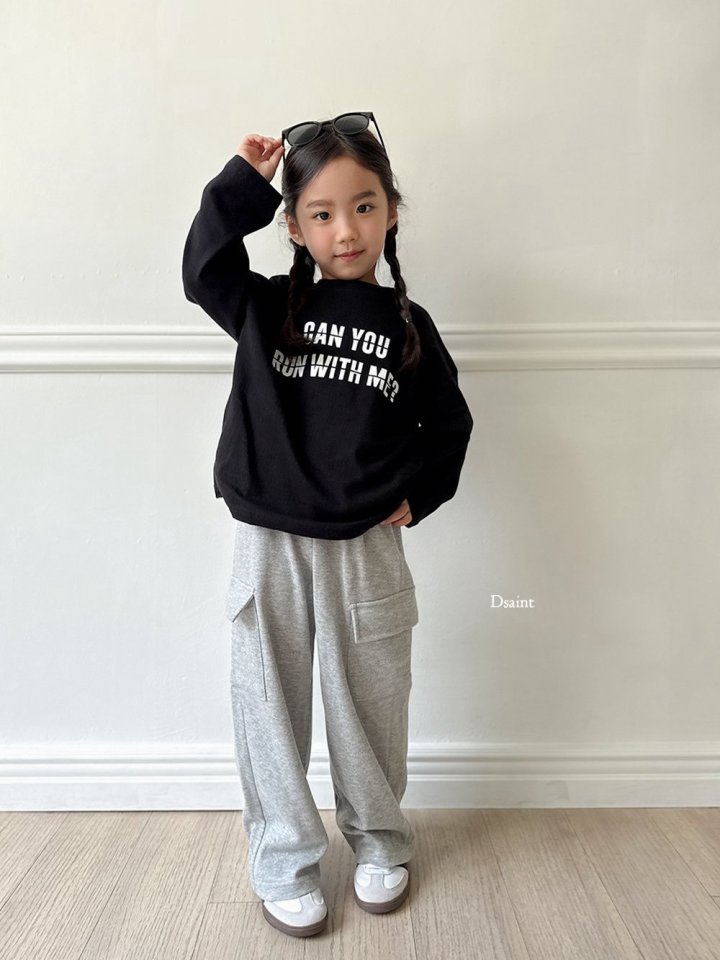 Dsaint - Korean Children Fashion - #minifashionista - Wide Cargo Pants - 11