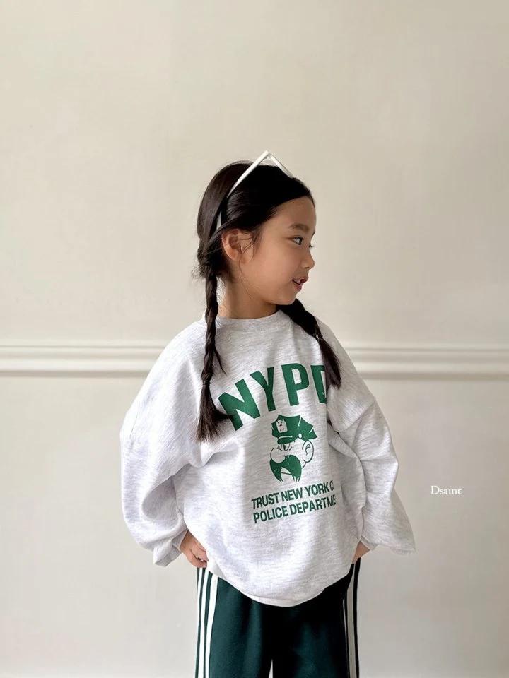 Dsaint - Korean Children Fashion - #minifashionista - NYPD Police Sweatshirt - 8