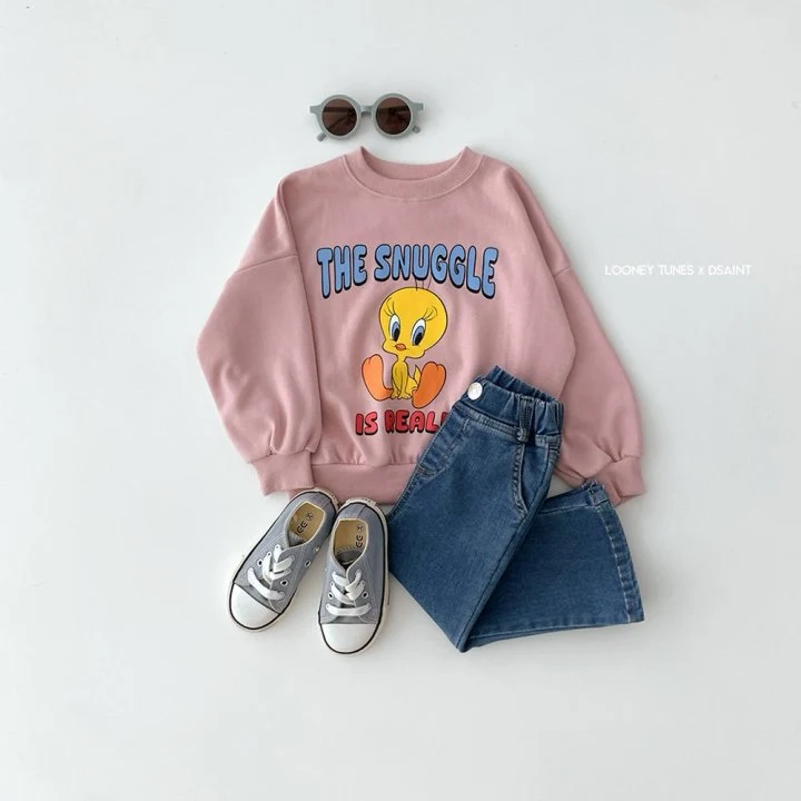 Dsaint - Korean Children Fashion - #minifashionista - Real Tweety Sweatshirt - 6