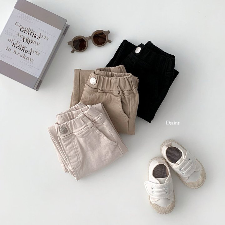 Dsaint - Korean Children Fashion - #minifashionista - Special Stretch Wide Jeans - 5