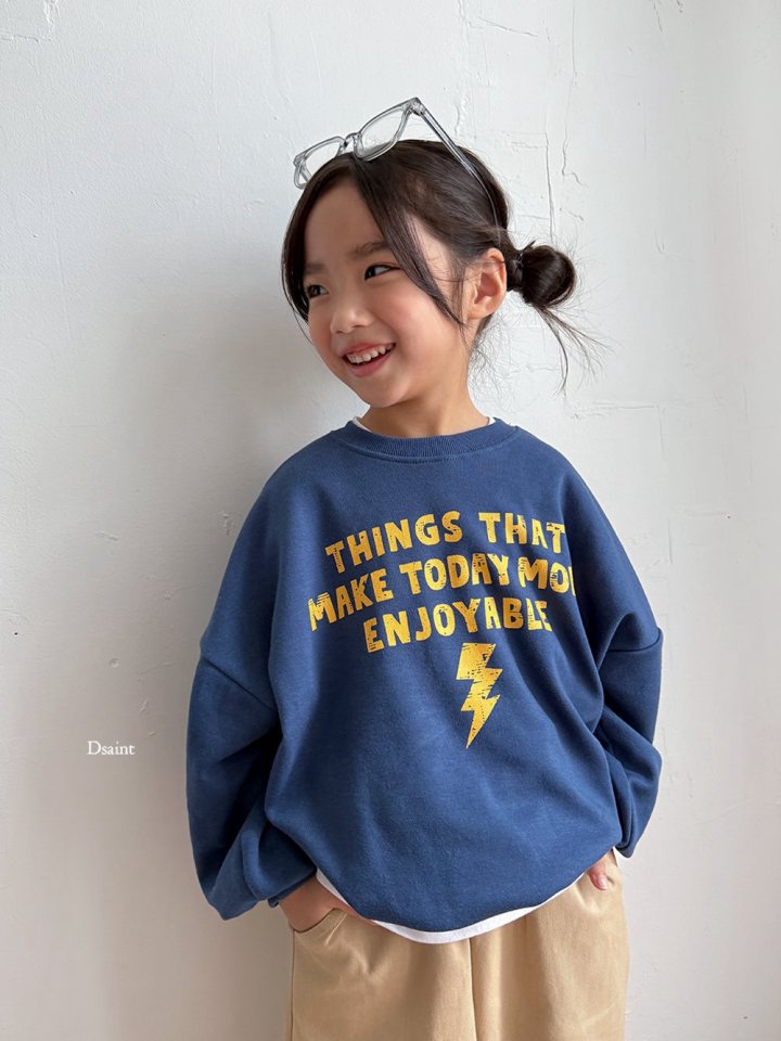 Dsaint - Korean Children Fashion - #minifashionista - Things Lightning Sweatshirt - 9