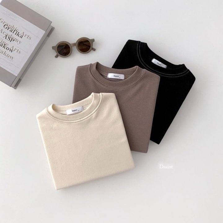 Dsaint - Korean Children Fashion - #minifashionista - Normal Stitch Sweatshirt - 2
