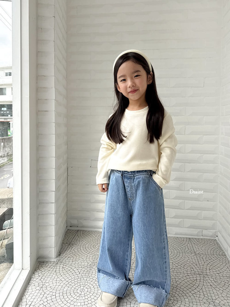 Dsaint - Korean Children Fashion - #minifashionista - Stendy Ribbed Knit Tee - 8