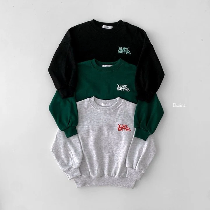 Dsaint - Korean Children Fashion - #prettylittlegirls - Black Button Sweatshirt - 2