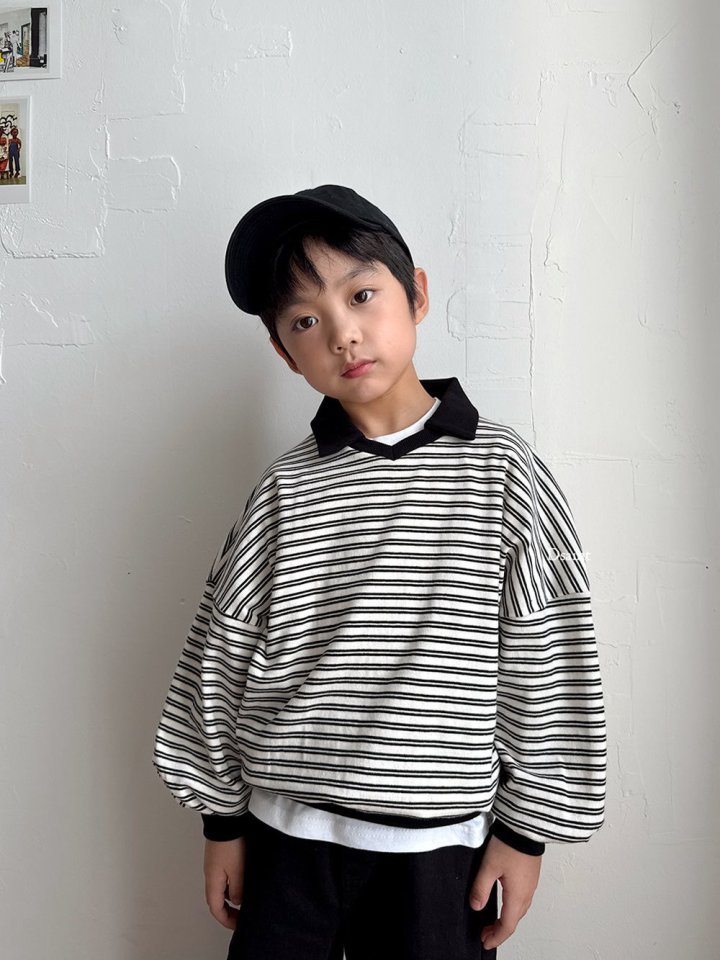 Dsaint - Korean Children Fashion - #prettylittlegirls - Ddui Collar Sweatshirt - 11