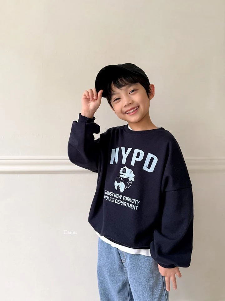Dsaint - Korean Children Fashion - #prettylittlegirls - NYPD Police Sweatshirt - 9