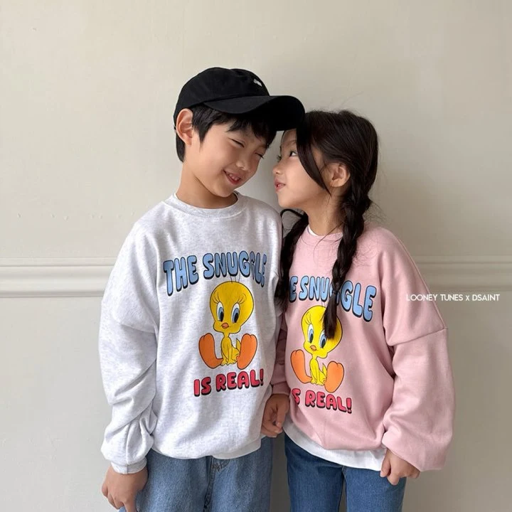 Dsaint - Korean Children Fashion - #prettylittlegirls - Real Tweety Sweatshirt - 7