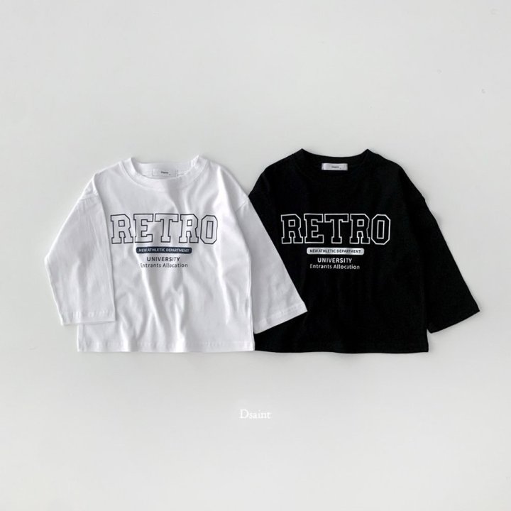 Dsaint - Korean Children Fashion - #prettylittlegirls - Retro Tee