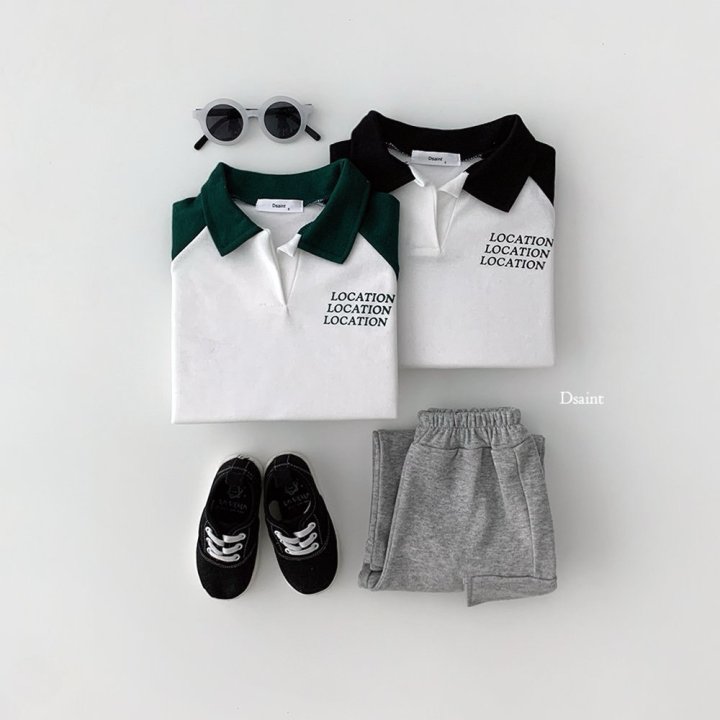 Dsaint - Korean Children Fashion - #prettylittlegirls - Location Collar Sweatshirt - 6