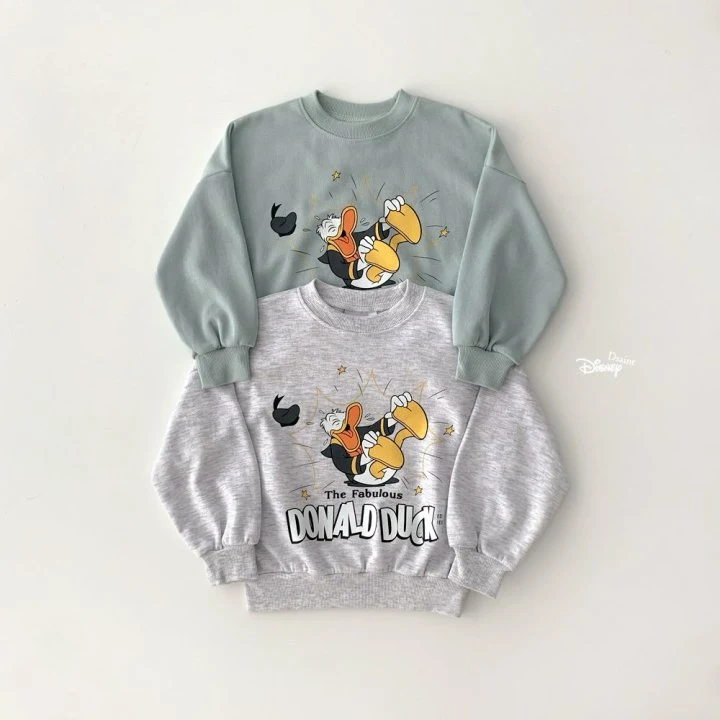 Dsaint - Korean Children Fashion - #prettylittlegirls - Donald Sweatshirt