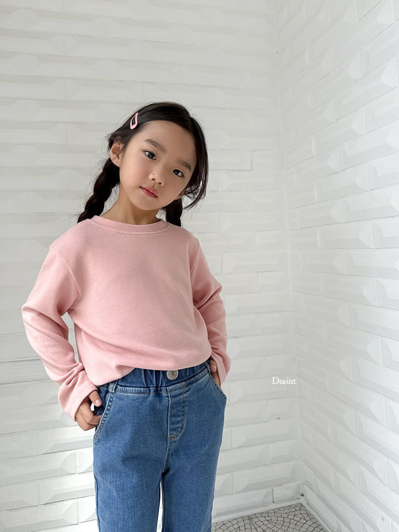Dsaint - Korean Children Fashion - #prettylittlegirls - Stendy Ribbed Knit Tee - 9