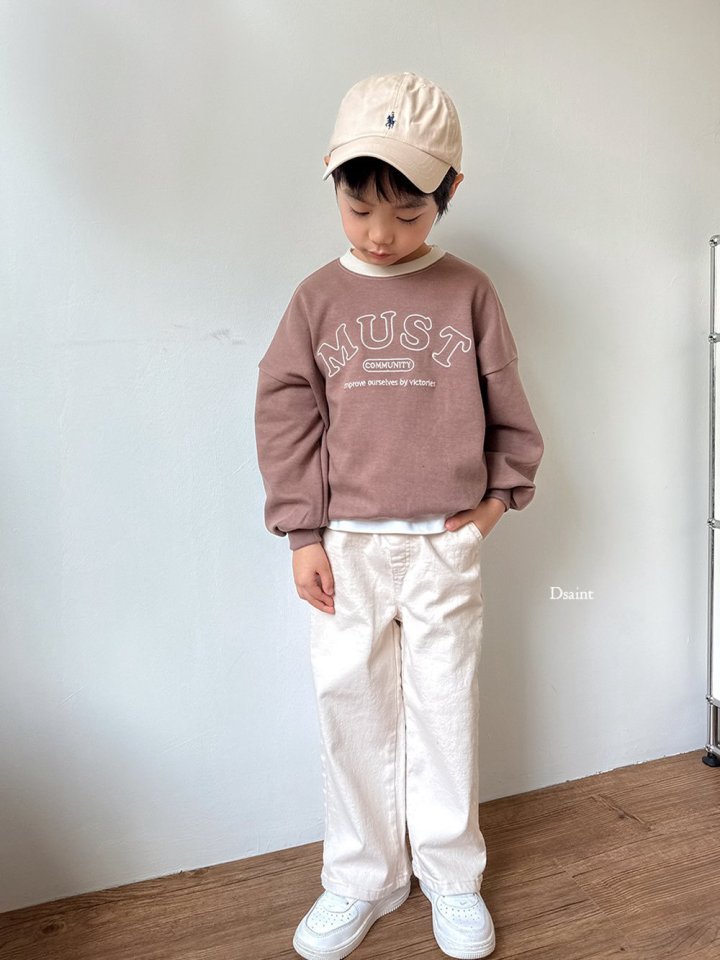 Dsaint - Korean Children Fashion - #stylishchildhood - Special Stretch Wide Jeans - 9