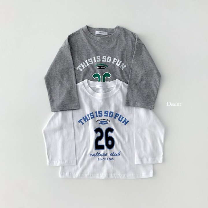 Dsaint - Korean Children Fashion - #stylishchildhood - Fun 26 Tee - 2