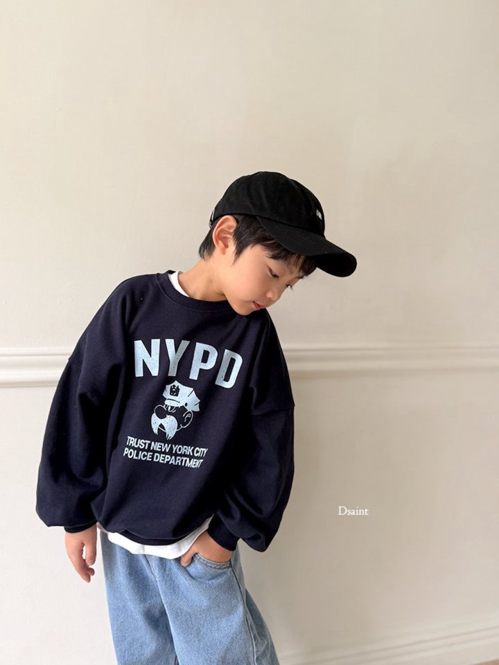 Dsaint - Korean Children Fashion - #todddlerfashion - NYPD Police Sweatshirt - 10