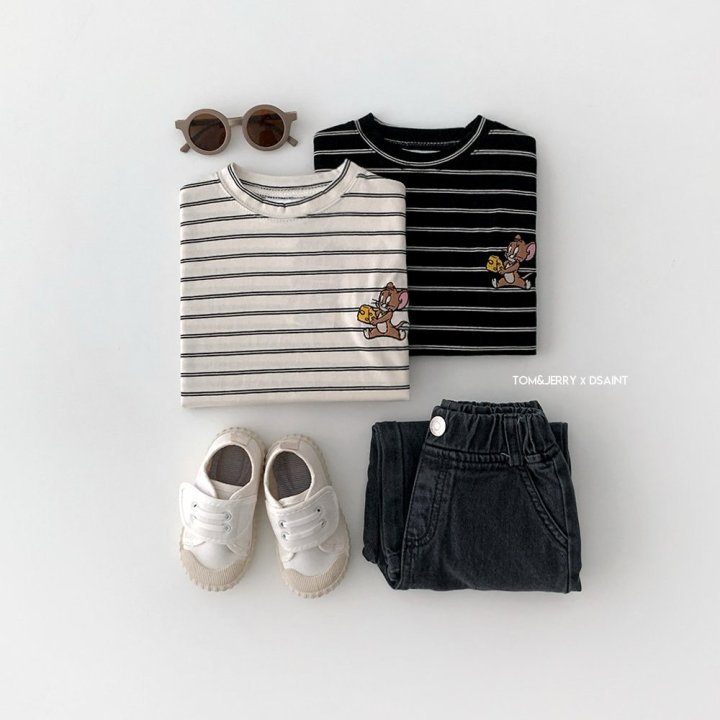 Dsaint - Korean Children Fashion - #todddlerfashion - Yum Yum Cheese Jerry Tee - 5