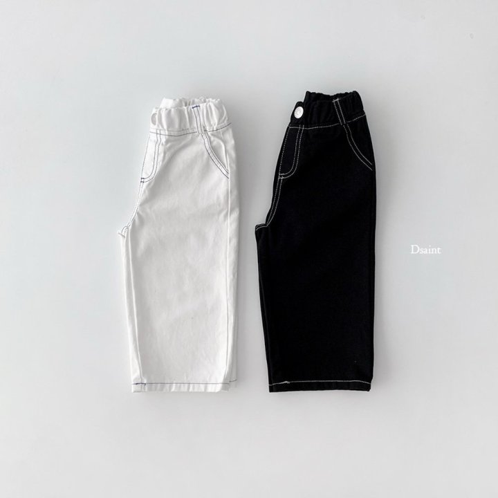 Dsaint - Korean Children Fashion - #todddlerfashion - Fit Wide Stitch Pants - 3