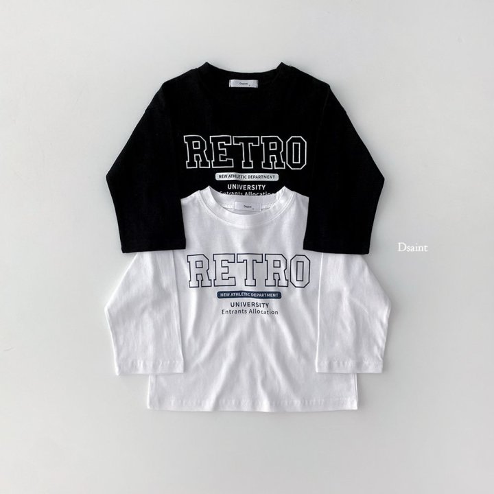 Dsaint - Korean Children Fashion - #todddlerfashion - Retro Tee - 2