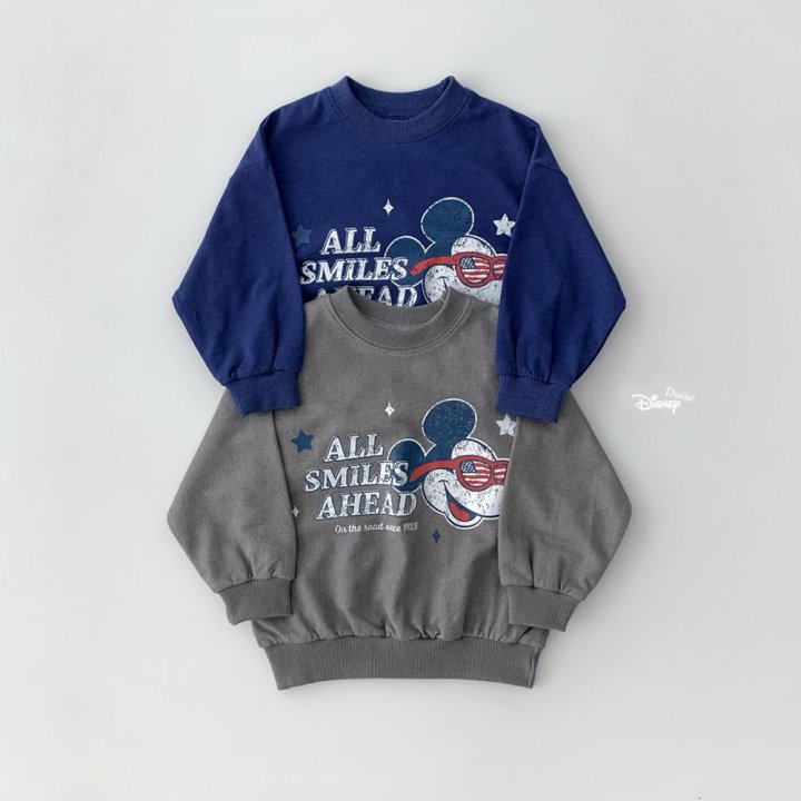 Dsaint - Korean Children Fashion - #toddlerclothing - All Smile Pig M Sweatshirt