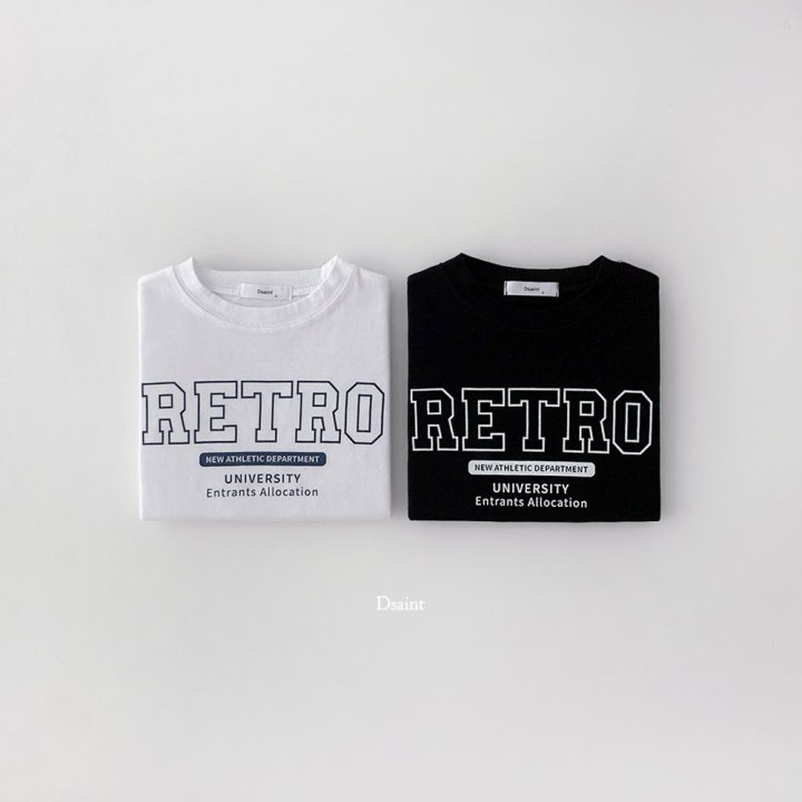 Dsaint - Korean Children Fashion - #toddlerclothing - Retro Tee - 3
