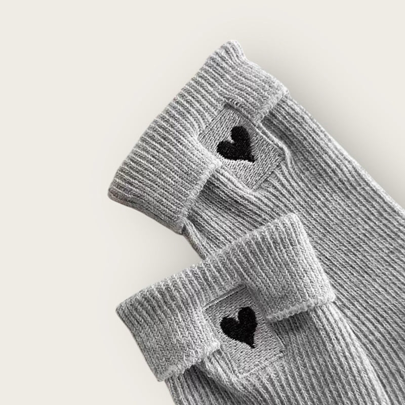 Dudie - Korean Children Fashion - #Kfashion4kids - Embroidered Heart Set - 5