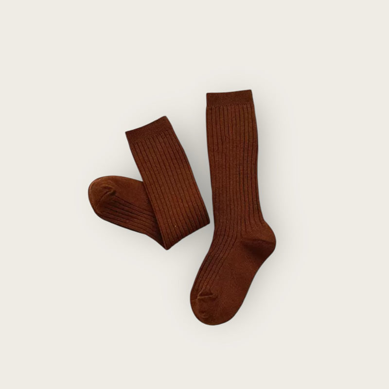 Dudie - Korean Children Fashion - #kidzfashiontrend - Ob Knee Socks Set (set of 4) - 4