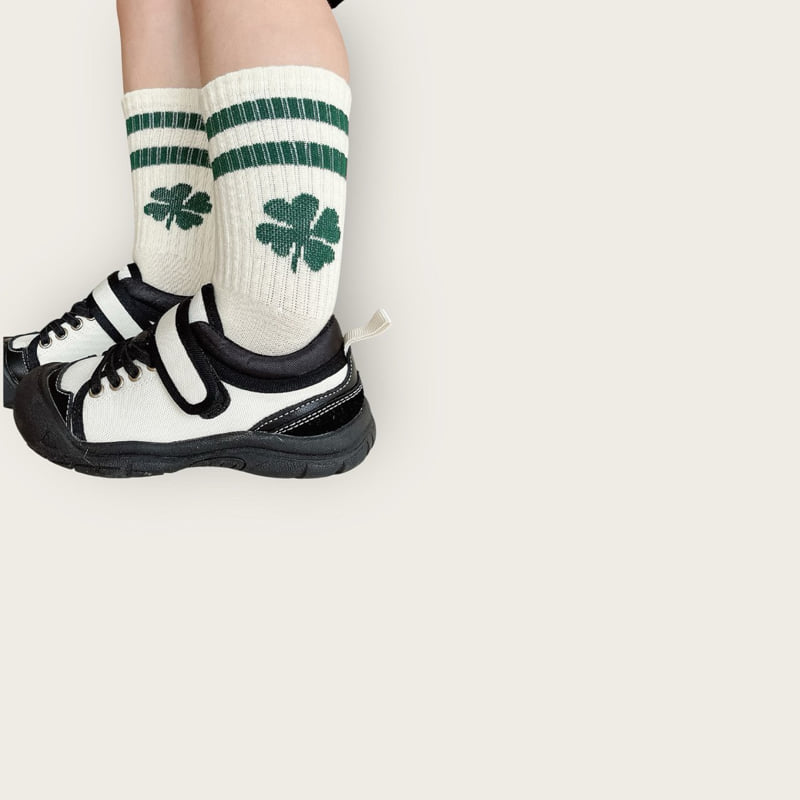 Dudie - Korean Children Fashion - #Kfashion4kids - Four-Leaf Clover Set (set of 3) - 12
