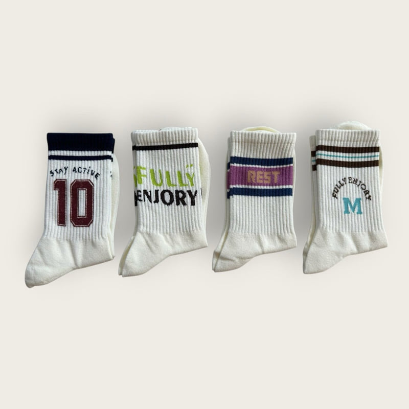 Dudie - Korean Children Fashion - #Kfashion4kids - List Set (set of 4) - 2