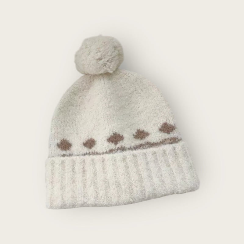 Dudie - Korean Children Fashion - #Kfashion4kids - Nordic Pom Beanie - 5