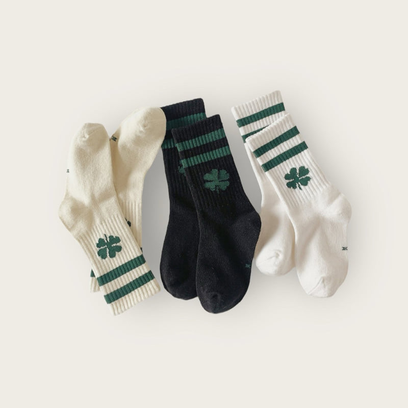 Dudie - Korean Children Fashion - #childofig - Four-Leaf Clover Set (set of 3) - 3