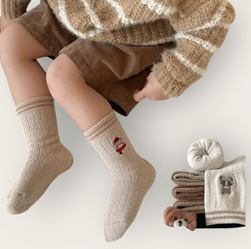 Dudie - Korean Children Fashion - #childofig - Fuzzy Teddy Set (set of 5) - 12