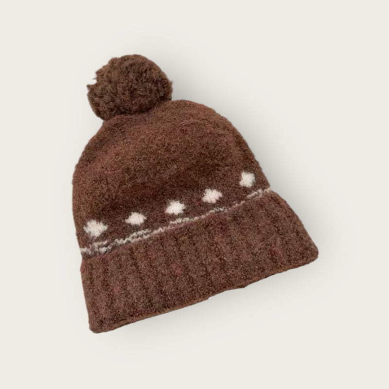 Dudie - Korean Children Fashion - #childofig - Nordic Pom Beanie - 10