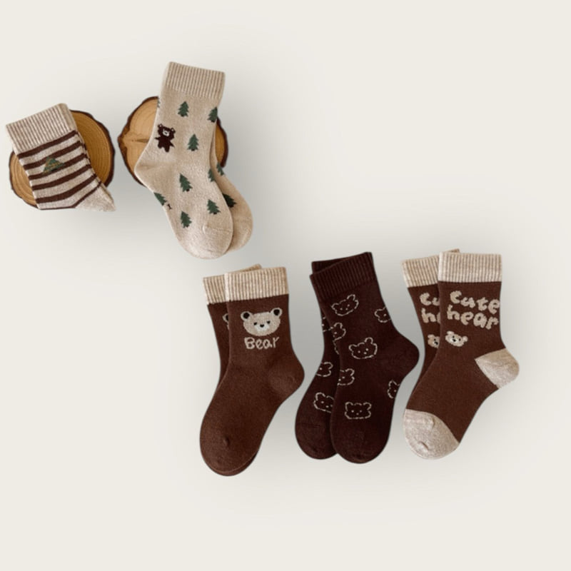 Dudie - Korean Children Fashion - #childofig - Cutie Bear Set (set of 5) - 9
