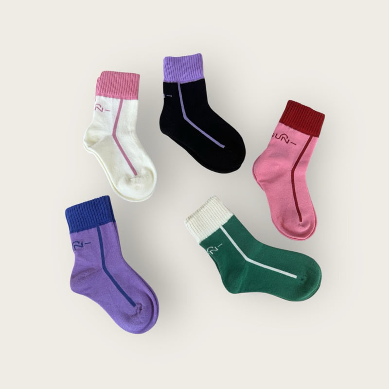 Dudie - Korean Children Fashion - #childofig - Color Sun Set (set of 5) - 11