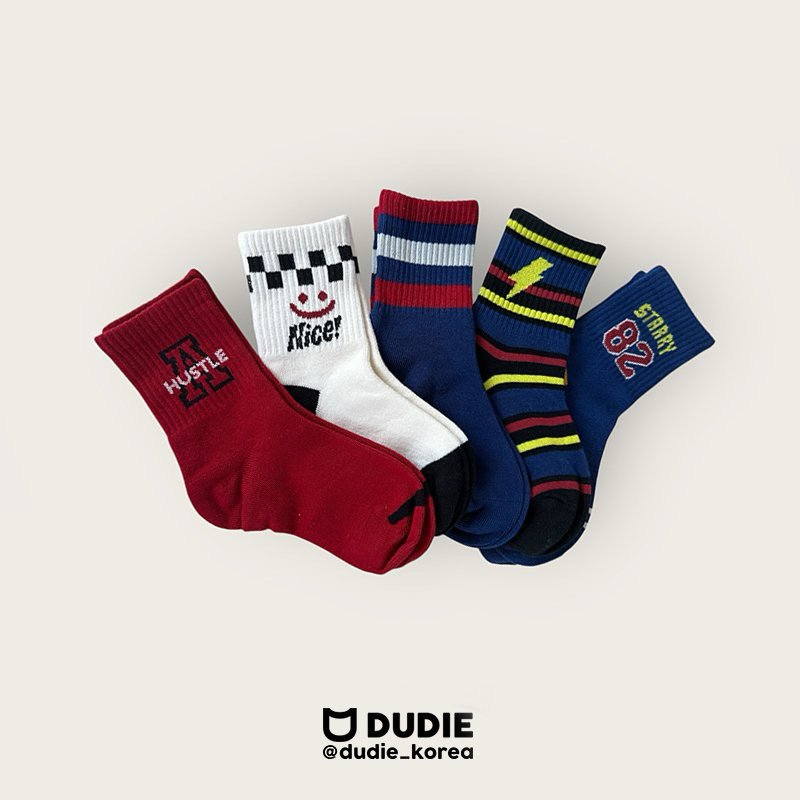Dudie - Korean Children Fashion - #childrensboutique - Lightning Set (set of 5)