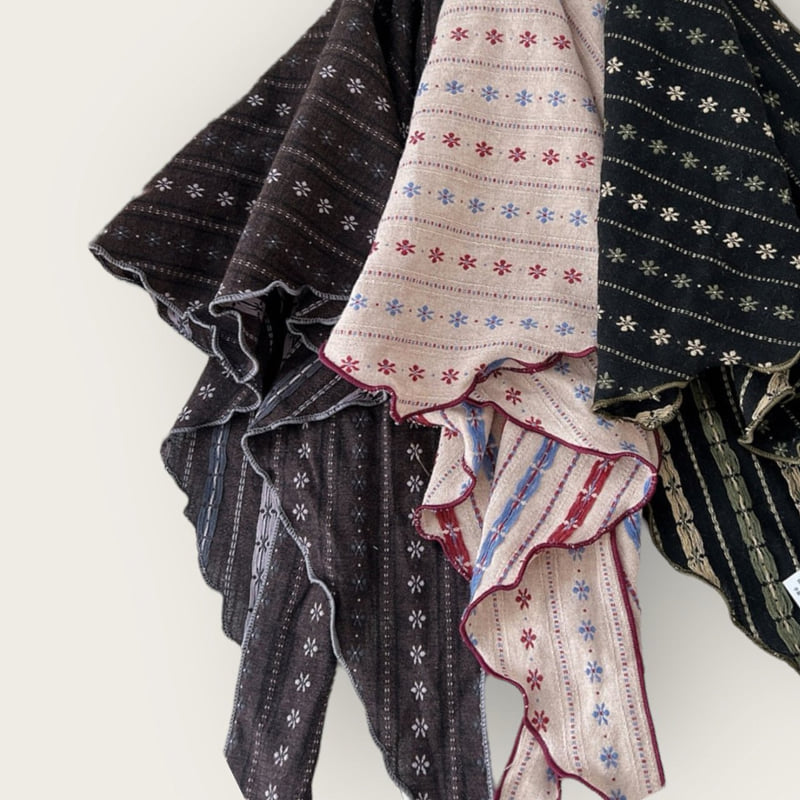 Dudie - Korean Children Fashion - #designkidswear - Ethnic Scarf - 11