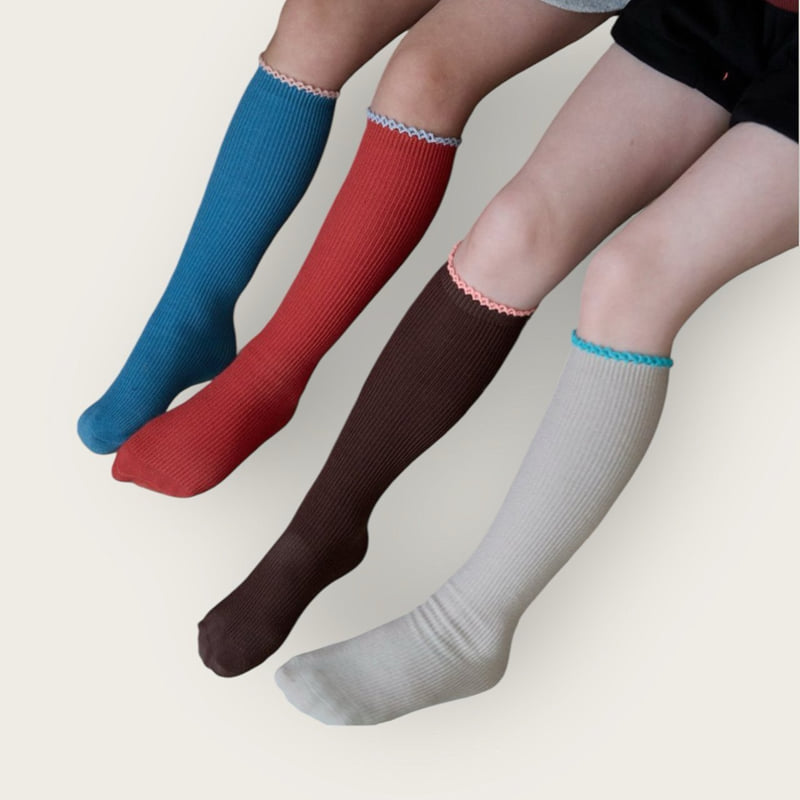 Dudie - Korean Children Fashion - #designkidswear - Petite Socks Set (set of 2) - 7