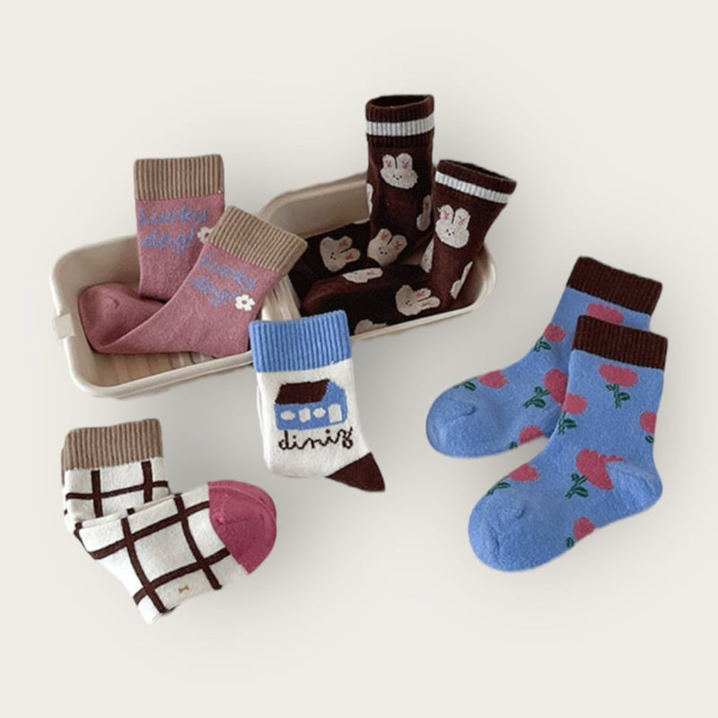 Dudie - Korean Children Fashion - #designkidswear - Tulip House Set (set of 5) - 2